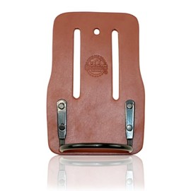 Graintex Hammer Holder for Tool Belt, Premium Top Grain Leather, Steel Hammer Loop, Fits up to 3" Belt, Fits All Standard Hammers, for Electricians, Carpenters, Contractors, Framers (Rust)