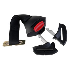 MuStone Car Seat Belt Baby Seat Belt Chest Child Clip Buckle Clamp Protector (Black)