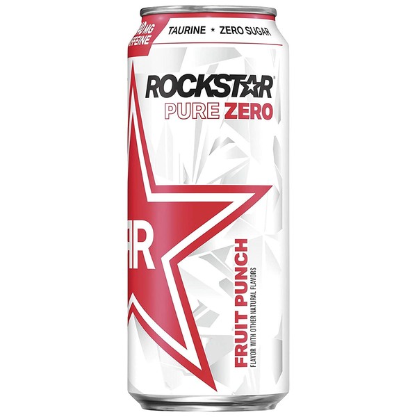 Rockstar Pure Zero Punched - 16fl oz (Pack of 8)