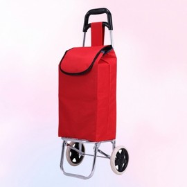 Lightweight Mini Shopping Cart for Easy Groceries (Free Gift Included) Hand Cart Large Black