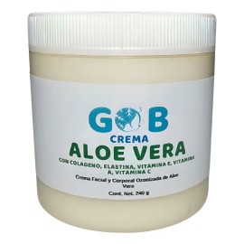 Crema De Aloe Vera Ozonizada - Gob - 240 G Neutra