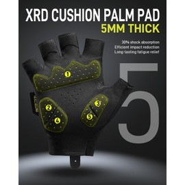 BATFOX Cycling Gloves for Men Women Road Mountain Bike Riding Gloves - Anti-Slip Bike Glove for Fitness Cycling Training Outdoor Sports