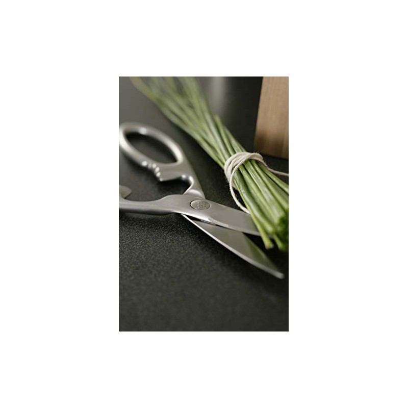 ZWILLING 41470-000 Twin Select Satin Cooking Scissors, All Stainless Steel,