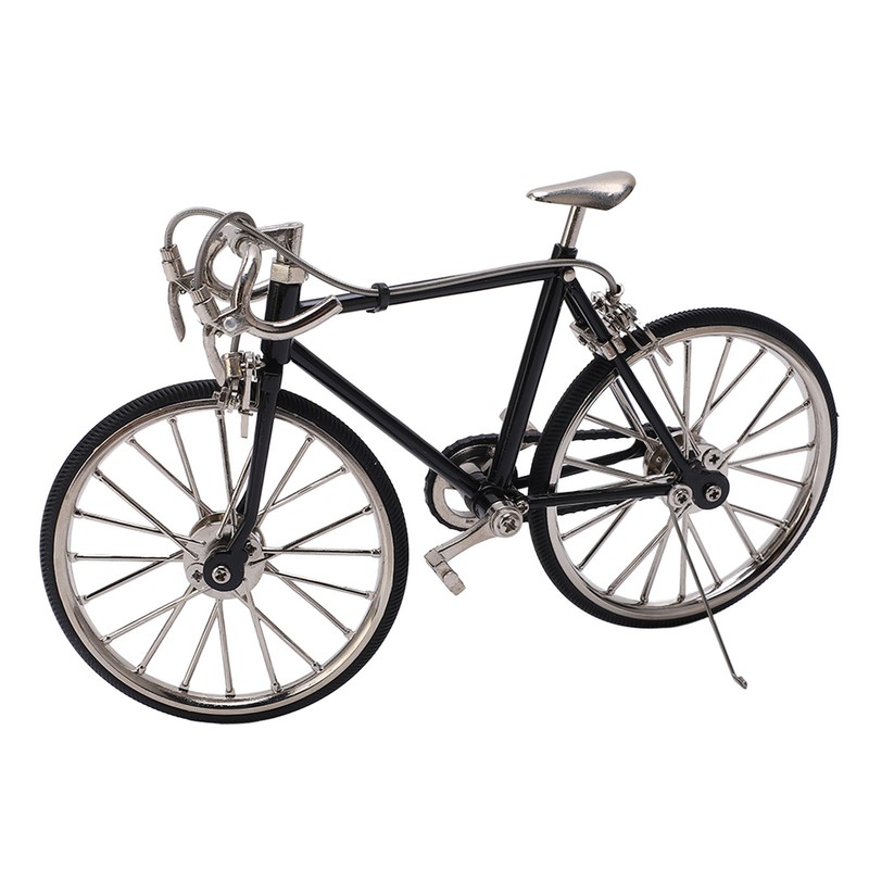 Bicycle Model Vivid Design DIY Decorative 12x19.5cm/4.7x7.7in Alloy Material Miniature