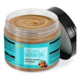 🧴🌿 Raw Batana Oil for Hair Care – 4.23 oz | Deep Repair & Shine Booster ✨