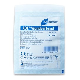 50 St√ºck Wundpflaster steril 10x8 - steriler Wundverband Pflaster sensitiv - Wundauflage nicht haftend 5x4 cm - Saugstark & Hautfreundlich - Akute Wundversorgung und postoperatives Pflaster