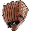 Baseball Gloves, Soft Catch, Practice, Beginner, Includes Shock Absorbing Pad,