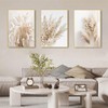 Beige Home Decoration Poster, Modern Reed Plant Decoration Landscape Painting,