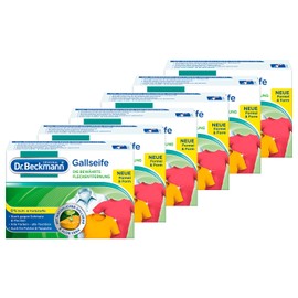 Dr. Beckmann Gall soap piece, natural all-rounder against stains, with the proven power of gall soap, contains 0% fragrances, dyes and bleaches, 6 x 100 g