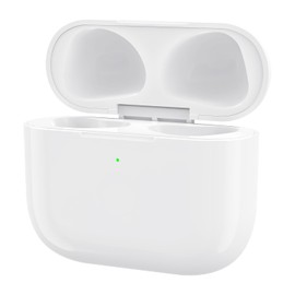 FKFCV Wireless Charging Case Replacement with AirPod 3rd Generation, Air Pod Gen 3 Charger Case with Fast Pairing Sync Button,White Lighting Port Charging Cases for AirPods 3,No Earbuds
