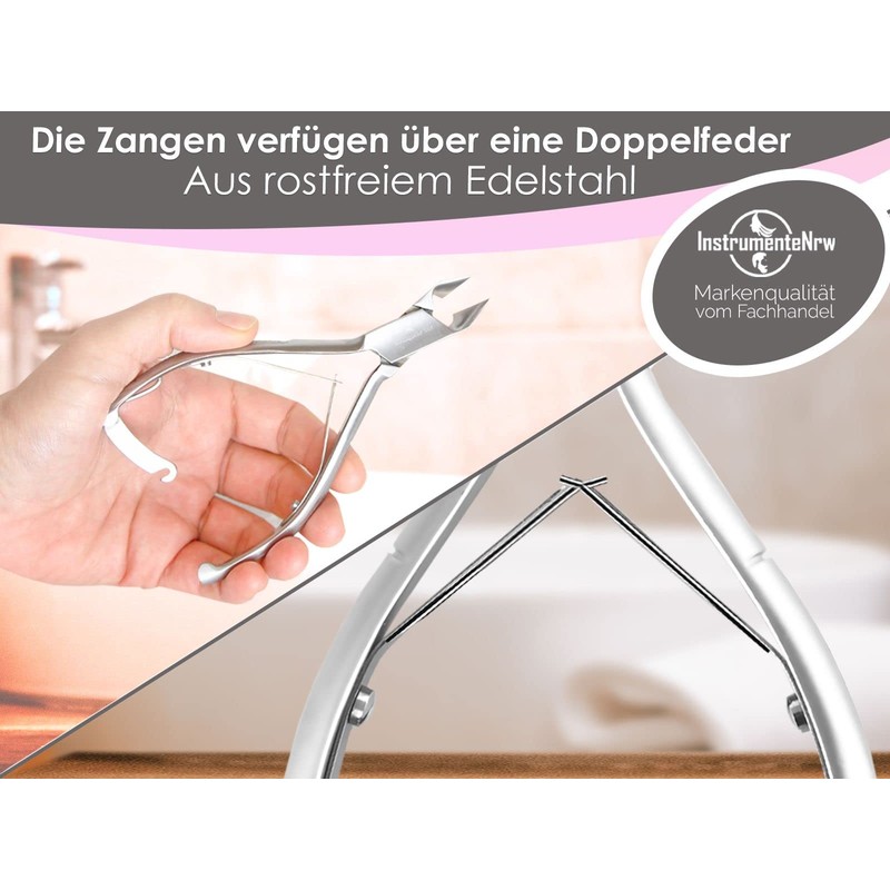 Foot Care Nail Nippers Set for Nails and Cuticles