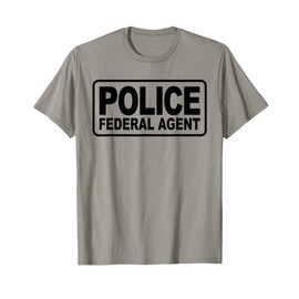 POLICE FEDERAL AGENT OFFICER UNIFORM COSTUME TEE T-Shirt
