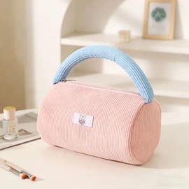 Cosmetic Bag Organizer Travel, Compact Lightweight Accessory for Travel and Daily Use - s 2 Piece Corduroy Makeup