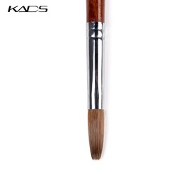 Alexnailart Kolinsky Sable Hair Nail Brush Acrylic Nail Brush Round Head Red Wood Pen UV Gel Nail Design Manicure Painting Tool 16#