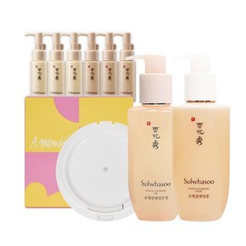 When purchasing a Hanskin refill, receive 4 Sulwhasoo Soonhaeng Cleansing Oil 50ml bottles, Soonhaeng Cleansing Foam, Soonhaeng Oil, and Soonhaeng Foam. / 한스킨리필 구매시 설화수 순행클렌징 오일 50ml 4개 순행클렌징 폼 순행오일 순행폼