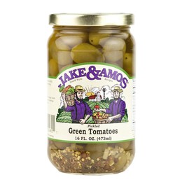 Jake & Amos Pickled Green Tomatoes, 16 Oz. Jar