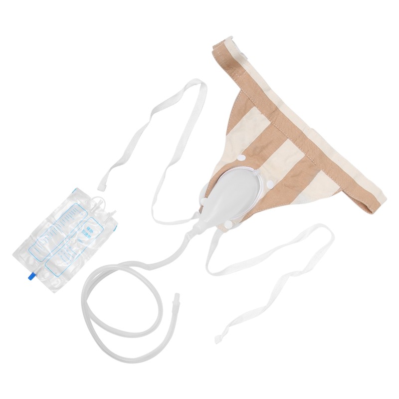 Women Female Silicone Urine Collector Urine Collection Drainage Bag Wearable