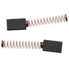 vhbw 2 x Carbon Brushes Motor Carbon Abrasive Carbon 15