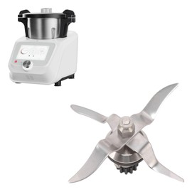 Fdit Mixer Blade Parts Connect 1.0 4 Blade 5 Teeth Cutter Head Su Food Mixer Stainless Steel Monsieur Cuisine Stainless Steel Nylon Kits