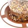 AIMALL Outdoor Hanging Bird Feeder 7.09x6.5in Plastic Feeder for Garden
