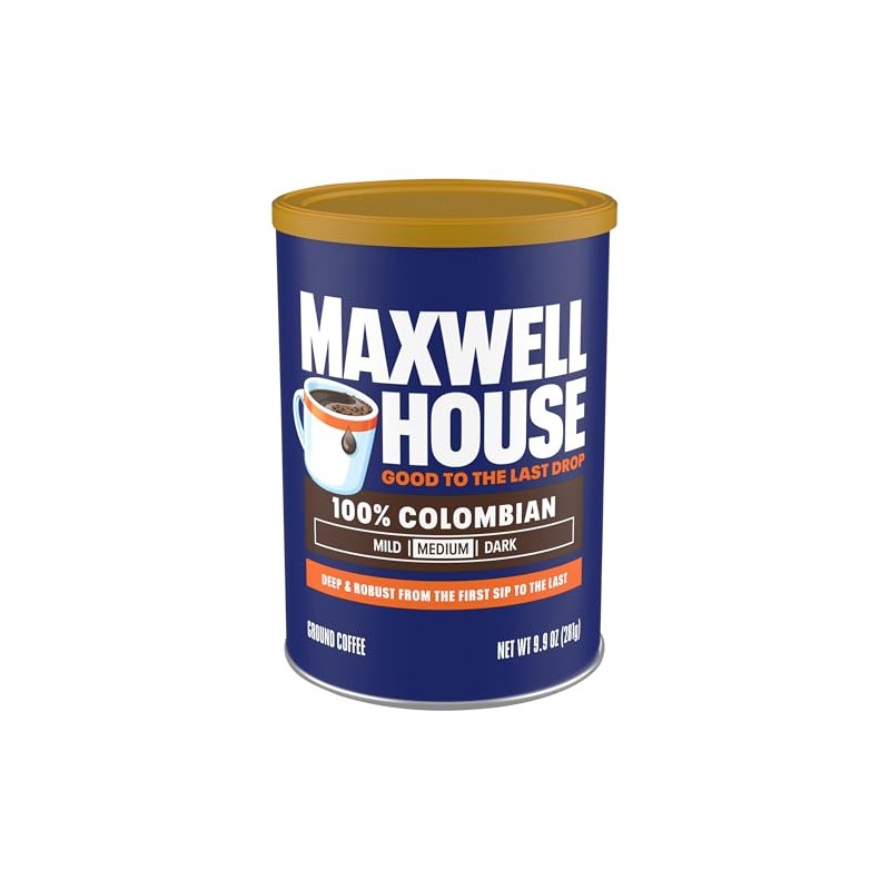 Maxwell House, 100% Colombian Coffee Medium, 9.9 Ounce
