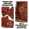 USHXVG 4 Pieces of Retro Pattern Pillow Covers, Linen Cushion