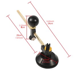 HAOHIZE Circle Glass Cutter, Glass Cutters for Stained Glass Adjustable Compasses Type Glass Cutting Tool Glass Circle Circular Cutter Glass Cutters Tools 40cm Max