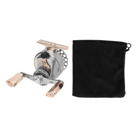 ICE50 All Metal Ice Fishing Reel 9 Axis Stainless Steel Sealed Bearings Fishing Raft Wheel for Fishing Relaxing Right Handed