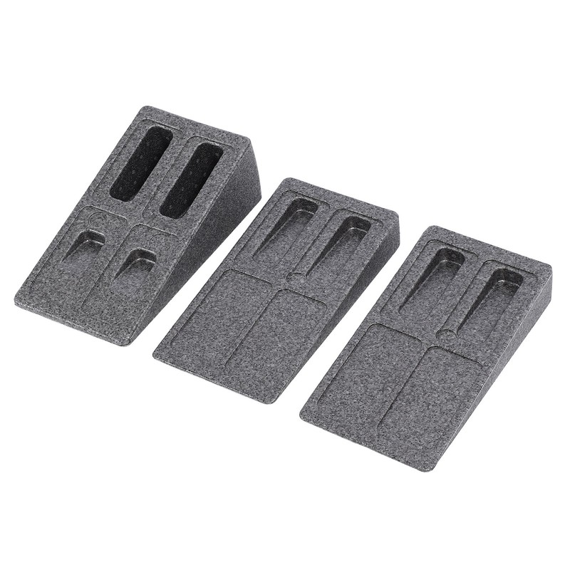 3 Pieces Calf Stretcher Slant Board Adjust Height Wedge Leg