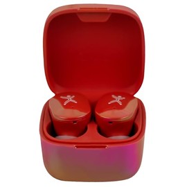 Perfect Choice Audífonos Inalámbricos Bluetooth Mini Pearl (Rojo)