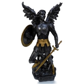 Saint Michael The Archangel Statue 12 3/4 Inch Tall