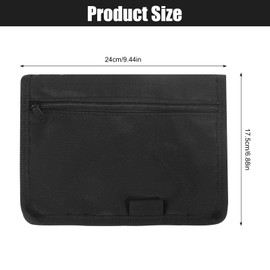 Vehicle Folder Document Folder A5, Folder A5 with Multiple Compartments 24 x 17.5 cm, Expanding Folder for A5 Portable Manual Bag for Checks Bills Receipts Tickets