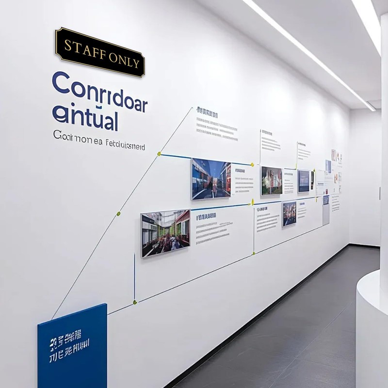 Staff Only for Office Door Wall Home and Business