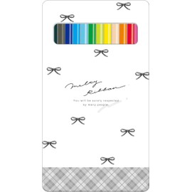 Coolia 02123 Colored Pencils, 12 Colors, Melty Ribbon