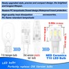 Heifymi T5 T10 Wedge Base LED Landscape Lights, Daylight White