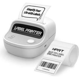 HPRT T20 Bluetooth Thermal Label Printer, Portable Sticker Printer Label Mackers Compatible Android&iOS, PC for Daily Life and Business, with 1Roll 2 Inch Label