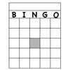 SHAPES ETC. 30 Pcs Blank Bingo Cards 7.5in x 9.5in