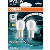 OSRAM DIADEM CHROME PY21W halogen, signallamp, turn signal light, 7507DC-02B,