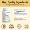 Vitamin D3 & K2, 250 Veggie Softgels – 2-in-1 Formula