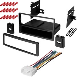 CACHÉ KIT310 Bundle with Car Stereo Installation Kit for Honda 2003 – 2005 Pilot WithRadio in Upper Dash – in Dash Mounting Kit for Single Double Din Radio Receivers (3 Item)