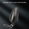 2Pcs Handlebar Bike Mirrors HD Safe Glass Mirror Adjustable Rotatable