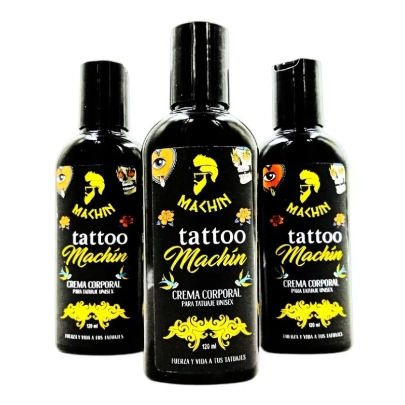 Crema Corporal Para Tatuajes Hidratante Vitamina Uso Diario