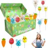 Fruidles Happy Easter Variety Pack Lollipops Suckers, Colorful Easter Eggs,