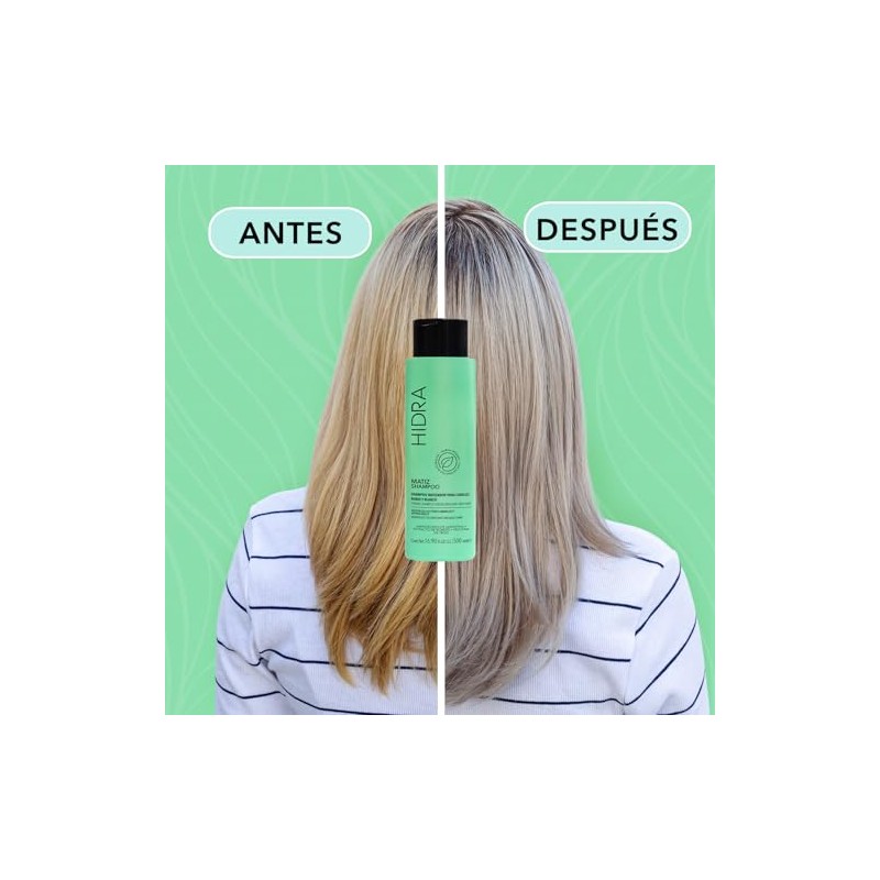 HIDRACOLOR Hidra Matiz Shampoo Neutraliza Tonos, Matiza Cabello Rubio 500ml