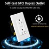 GFCI 20 Amp 6 Pack,Greencycle 20A Self Testing GFCI Outlet