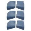 Kemcatui 6 Pairs Adjustable Pot Lid Organizer, Blue Wall Mount