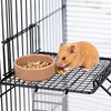 4 Pcs Sugar Glider Supplies Cage Accessories, Hamster Stainless Steel