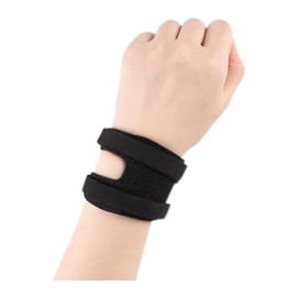 Wrist Brace, Breathable Thin Sport Wrist Brace for TFCC Tears, Left and Right Wrist, Adjustable Flexible Wrist Straps Support for Weight Bearing Strain, Yoga, Exercise (Black, Right)