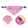 Ling & Bai 2Pcs Dog Bandana Collar Adjustable Boho Pet