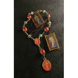 psrty supplies Blood of Christ Rosary Rosario De La Preciosa Sangre De Cristo Rosary. Scapular del Sagrado Corazon. Escapulario sagrado Corazon